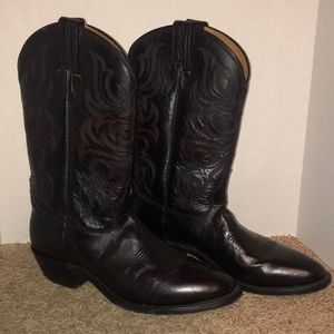 Tony Lama Cowboy/Western Boots Townes Black Cherry